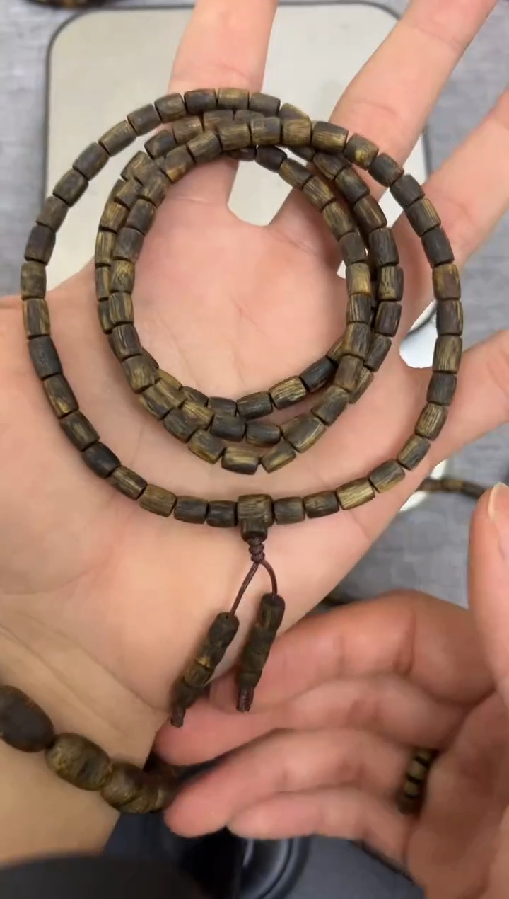 【闪购商品】沉香手串05沉水桶珠多圈15克+ 多样性发其一