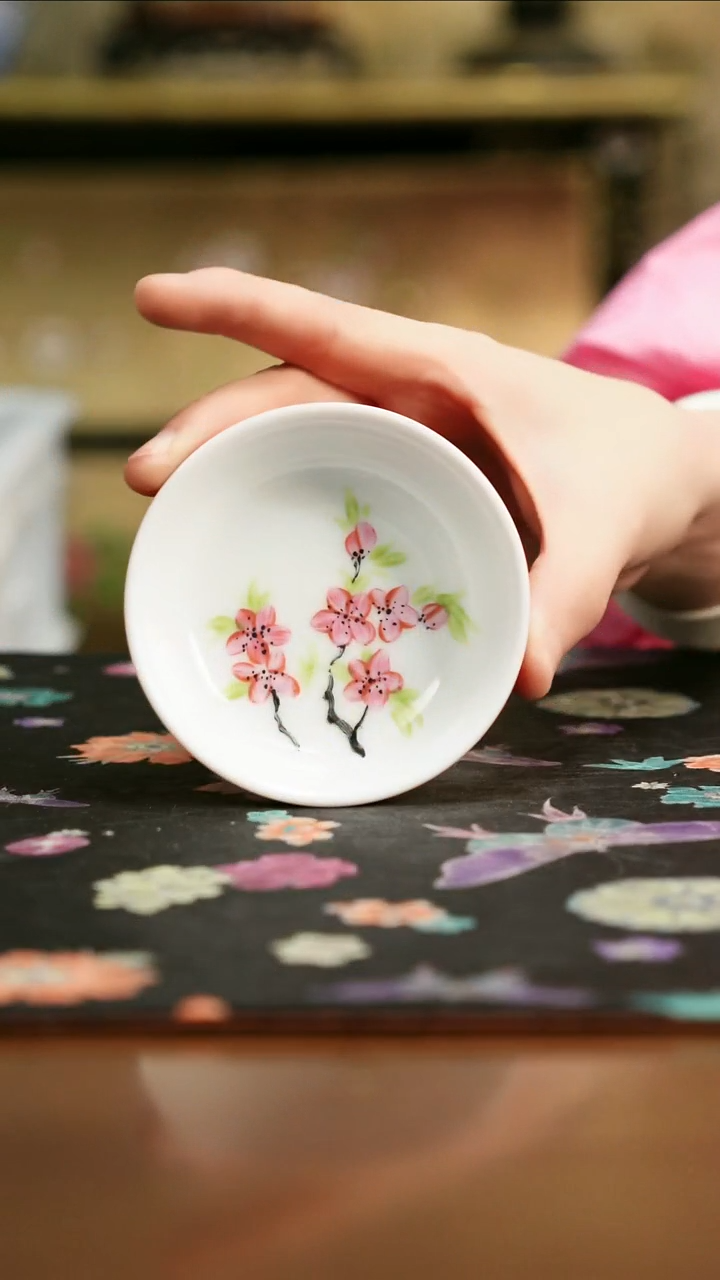 景德镇陶瓷杯碗柴烧多人