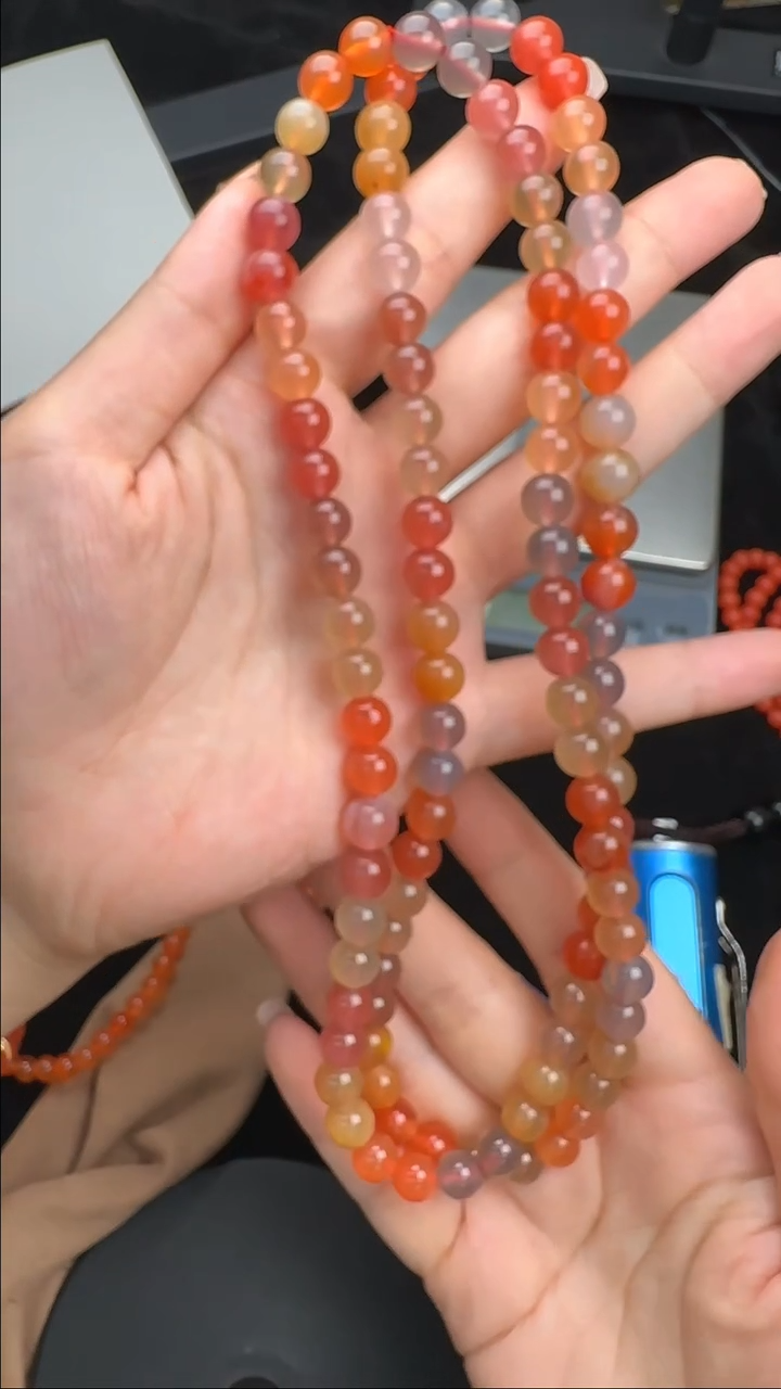 南红玛瑙未镶嵌颈饰JJD0612085