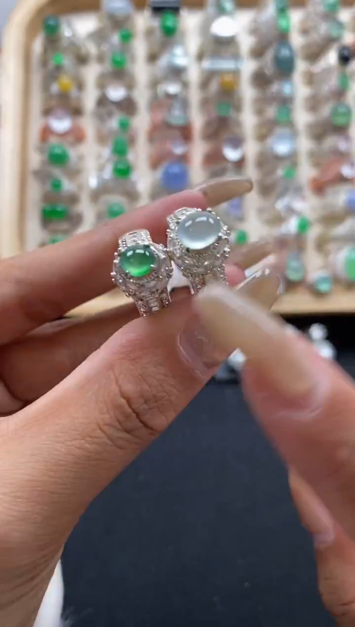 未镶嵌戒指翡翠缅甸天然a货翡翠新年福利