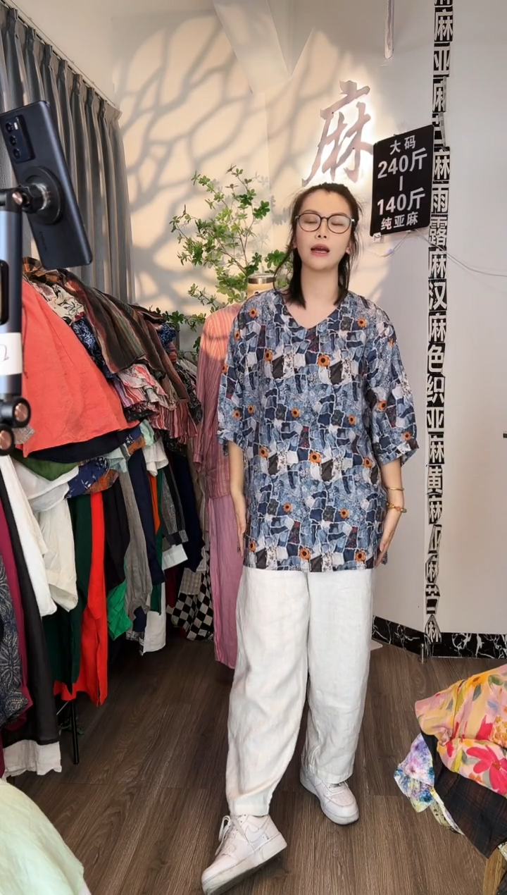 亚麻大码女装系列。140斤-240斤