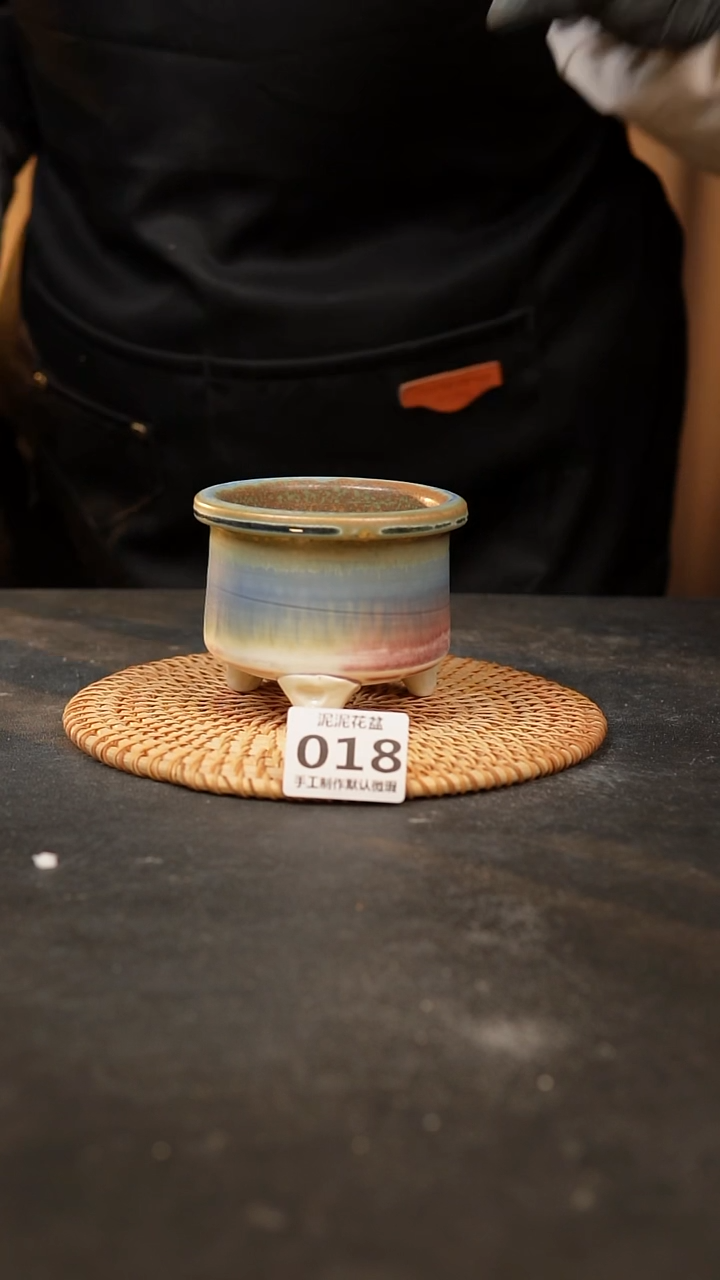 【闪购商品】瓷片泥泥陶瓷花盆