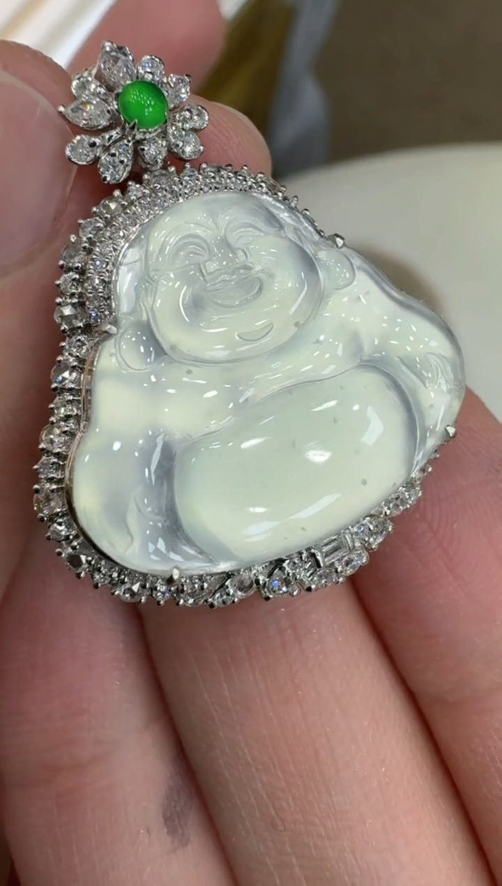 【闪购商品】翡翠吊坠(不含链)18K金镶嵌多样性团购发一件