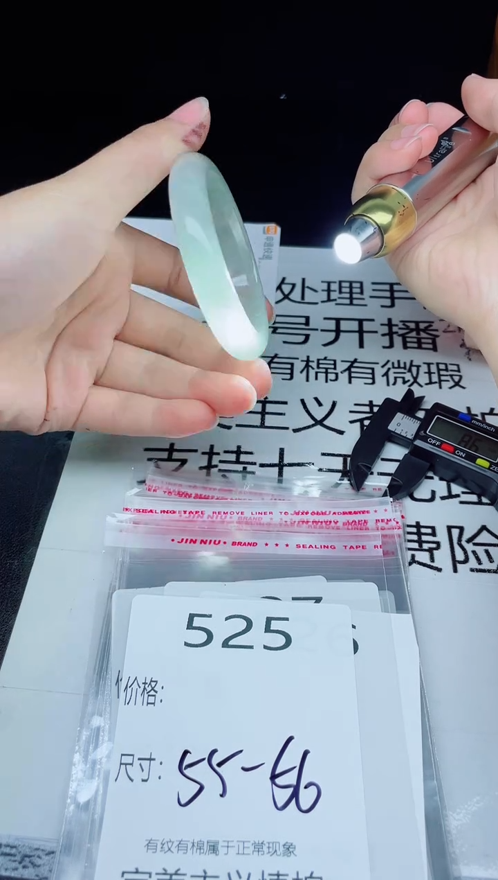 未镶嵌手镯翡翠525