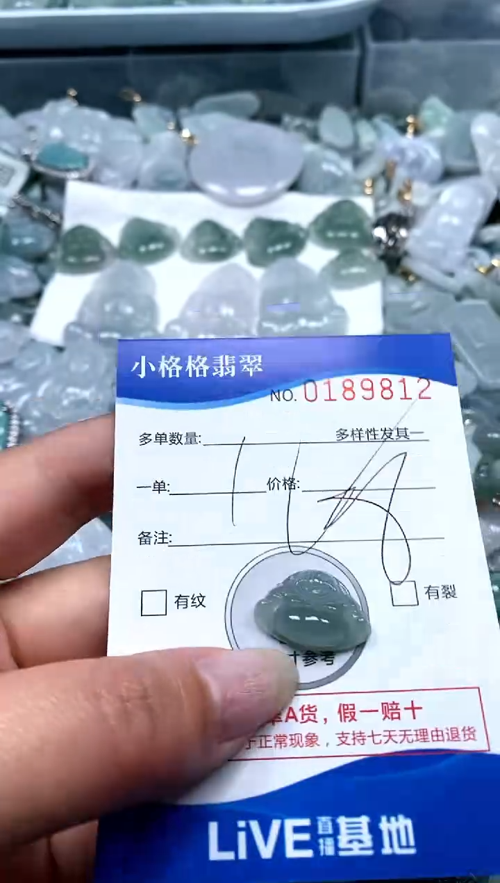 【闪购商品】翡翠颈饰未镶嵌闪购商品0189812