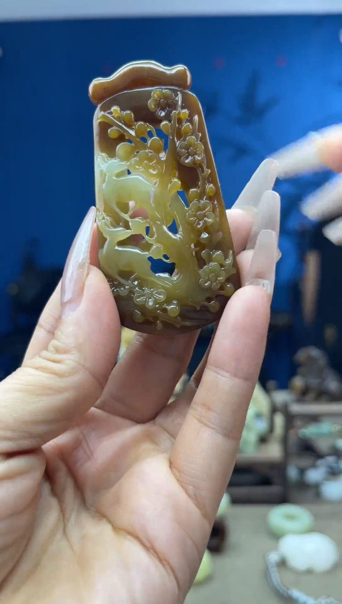 和田玉未镶嵌颈饰1