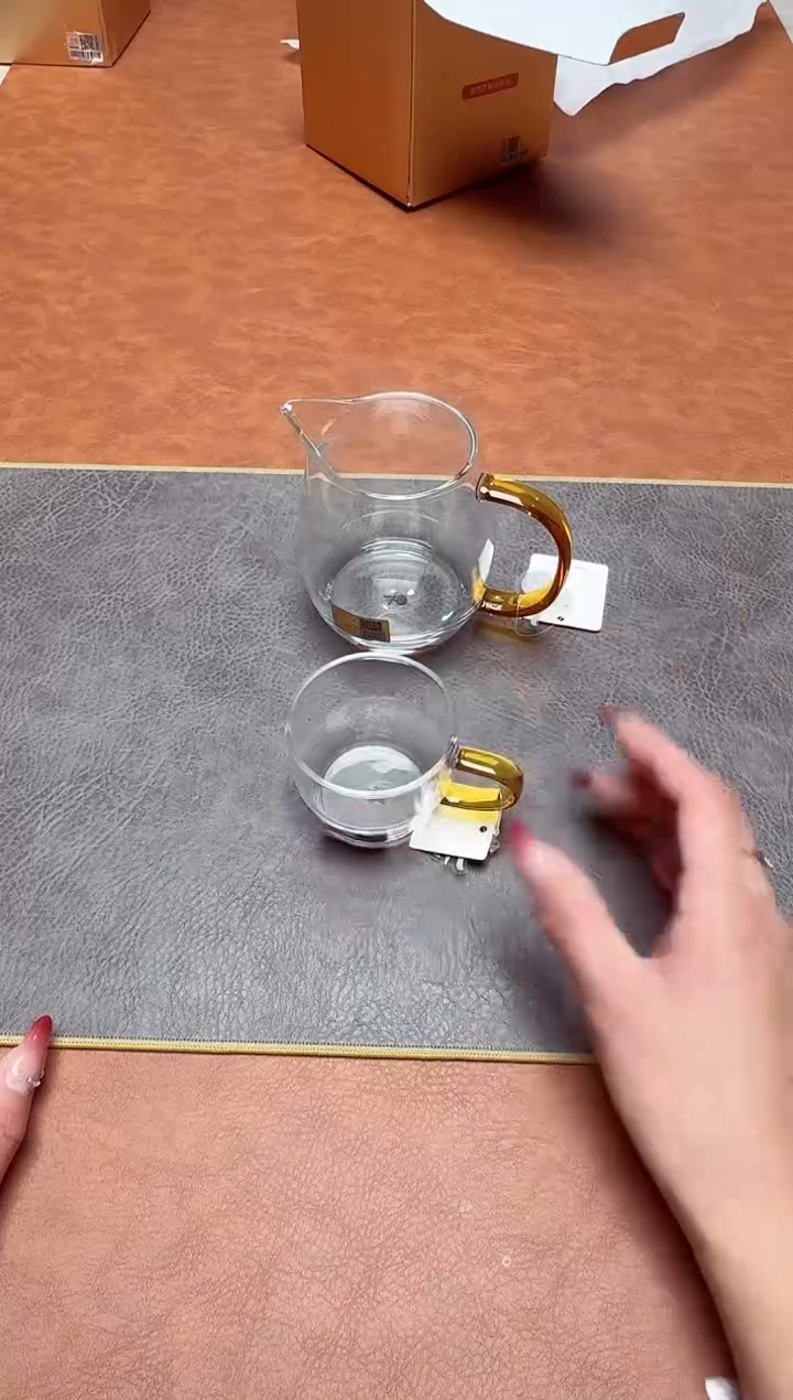 【闪购商品】禾器澄然茶海琥珀色+清尚杯琥珀