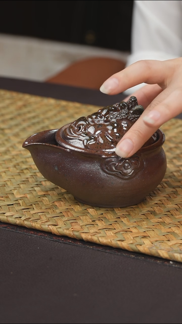 紫砂柴烧纯自然柴烧