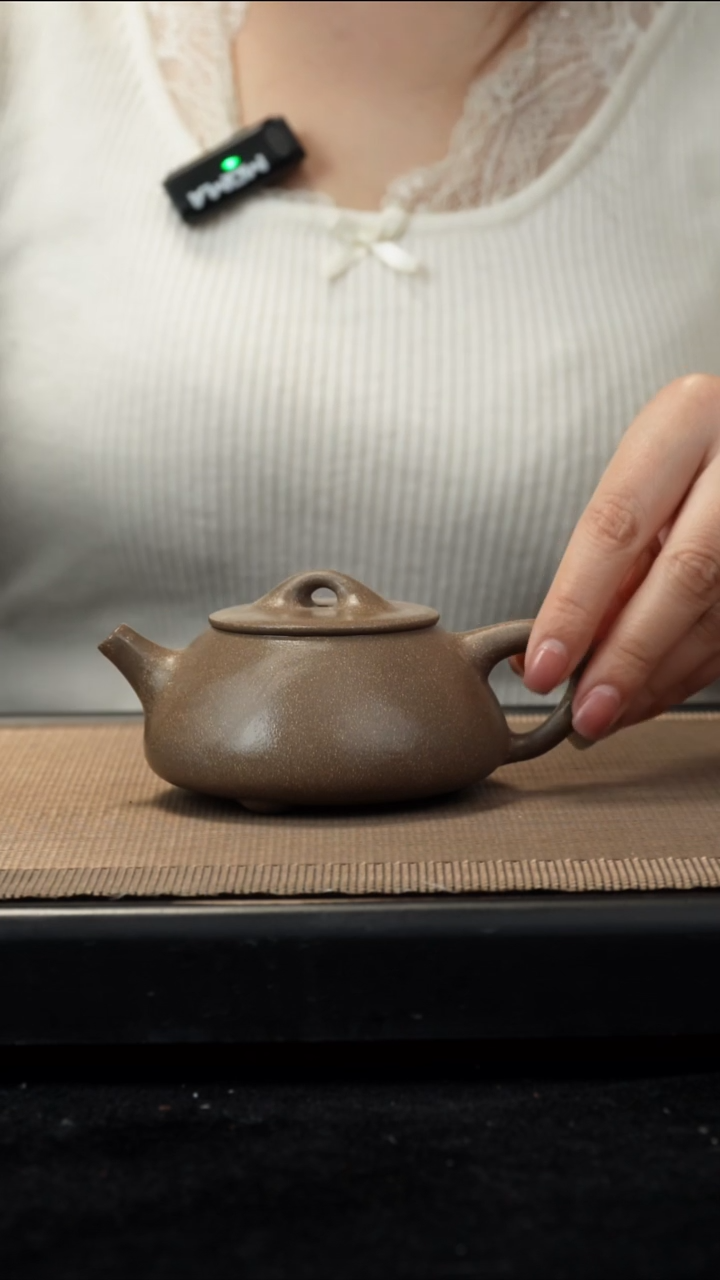 紫砂茶盏青灰段景舟200CC
