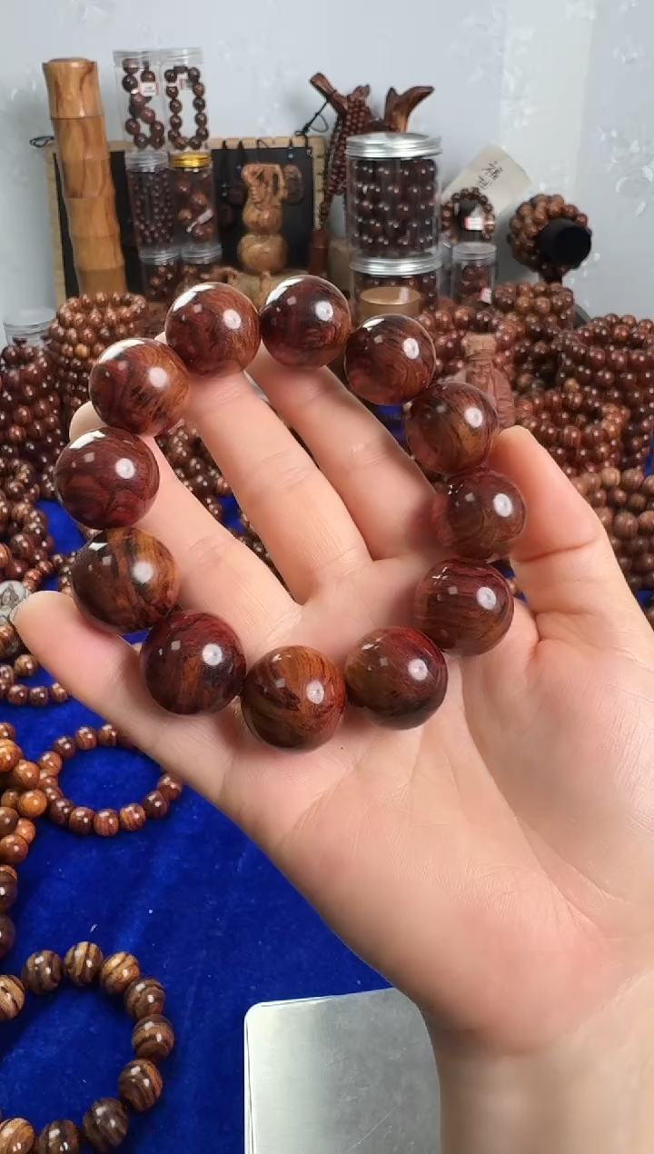 手串/手链黄花梨/降香黄檀正宗2.0规格海黄手串