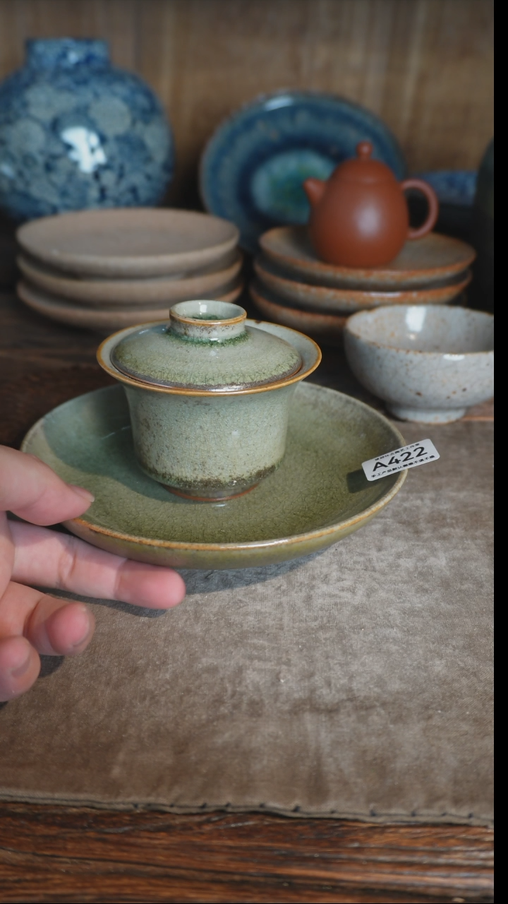 【闪购商品】A422号三才盖碗直播拍品，一物一拍
