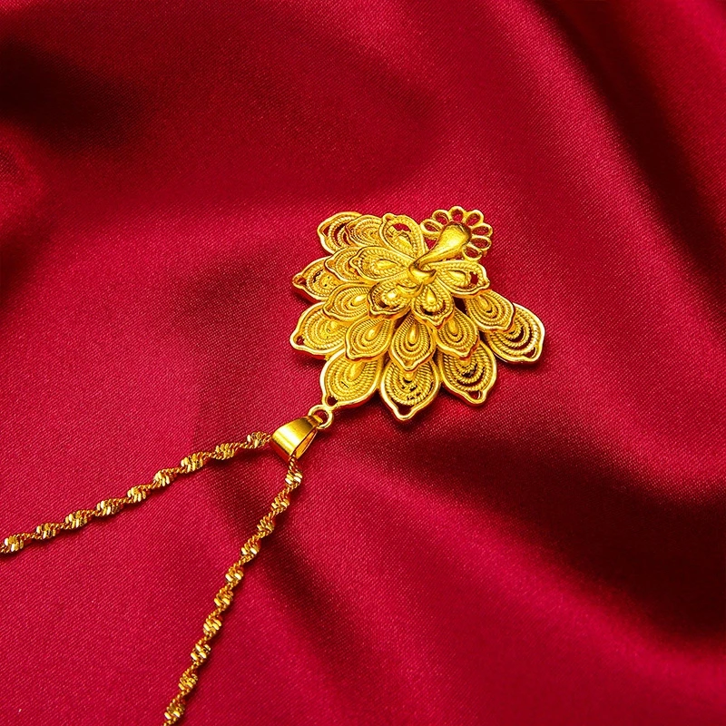 【专柜品质】孔雀开屏精美时尚女复古时尚款-韩