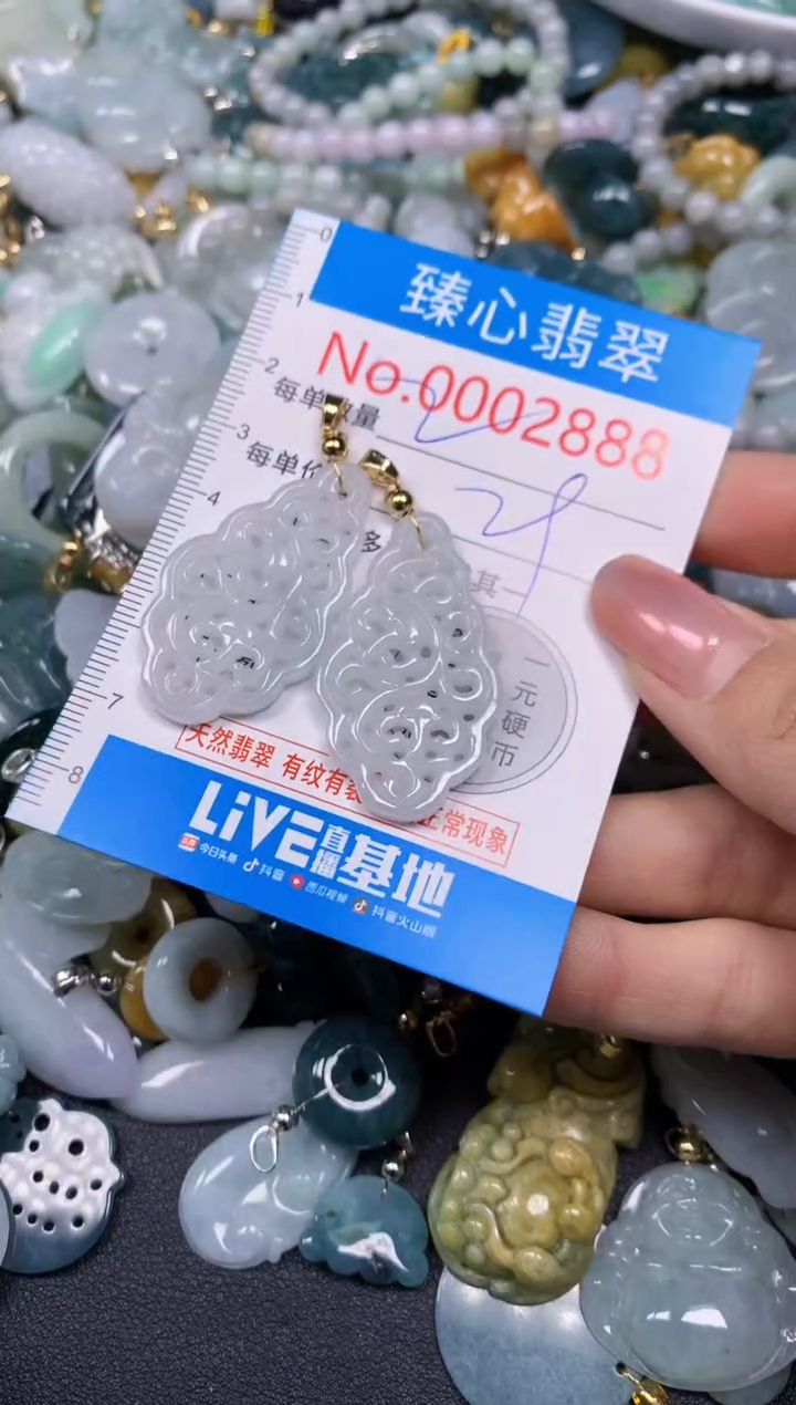 【闪购商品】翡翠颈饰未镶嵌含绳0002888