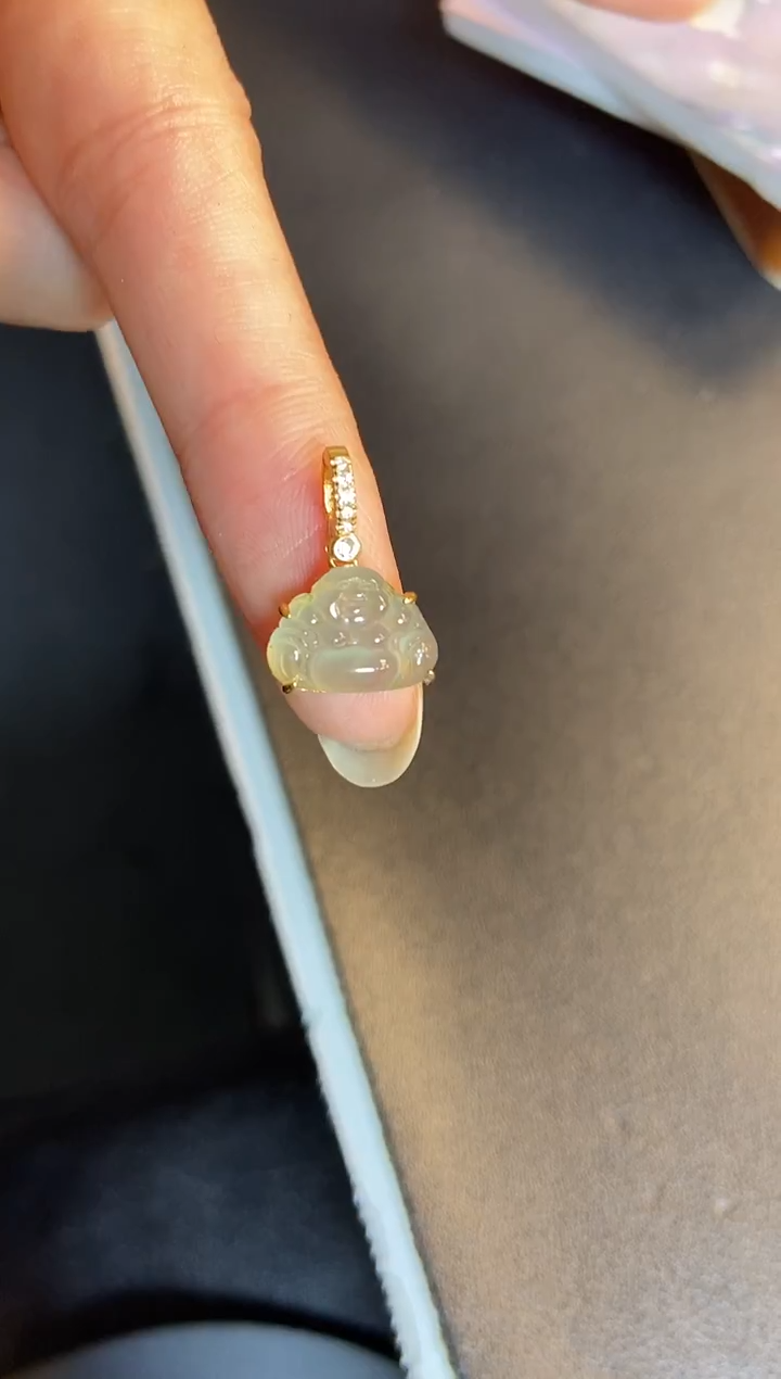 吊坠(不含链)银S925镶嵌翡翠1