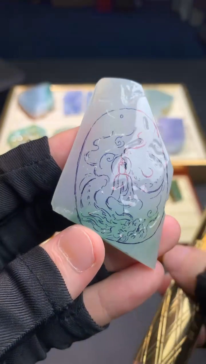 定制翡翠未镶嵌 天然翡翠裸石（含工费）