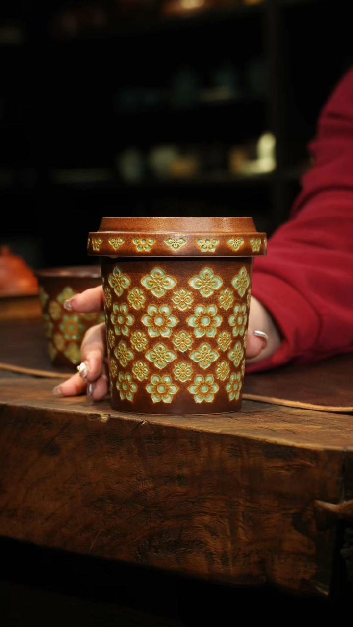 【闪购商品】瓷片李斌 宝相系列 奶茶杯