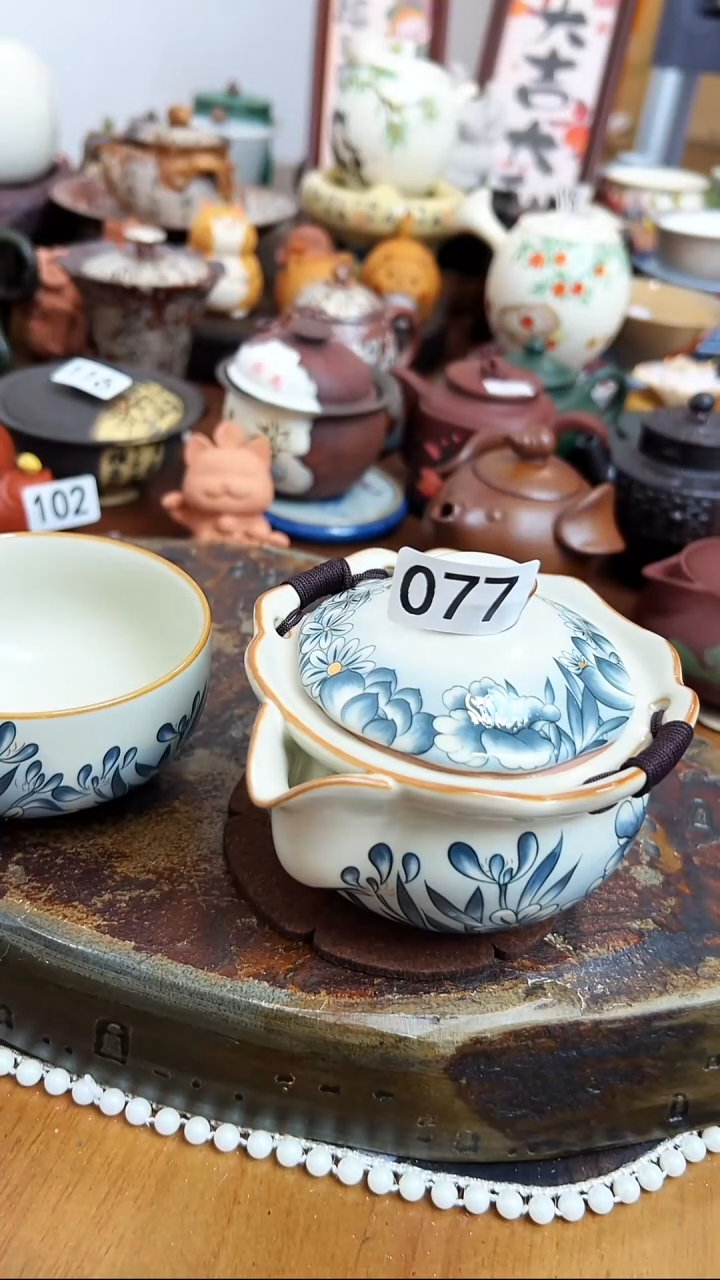   【茶瓷物语】宝瓶+杯子077