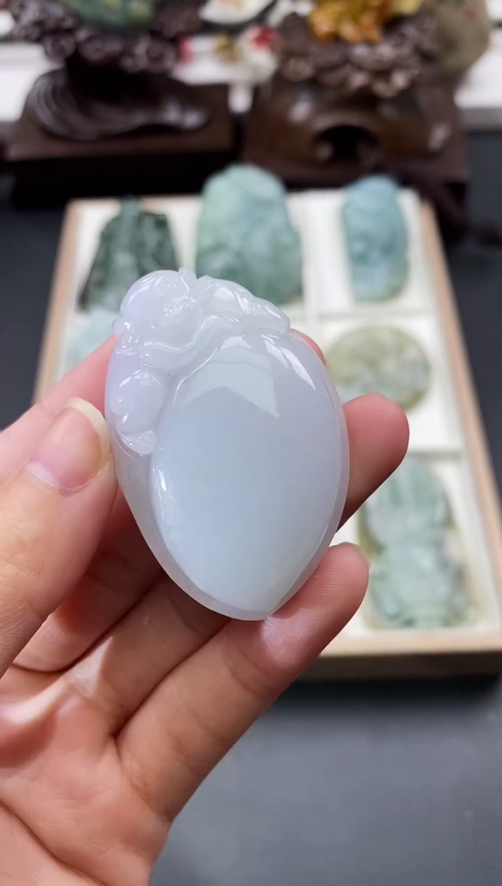 颈饰未镶嵌翡翠天然缅甸A货翡翠