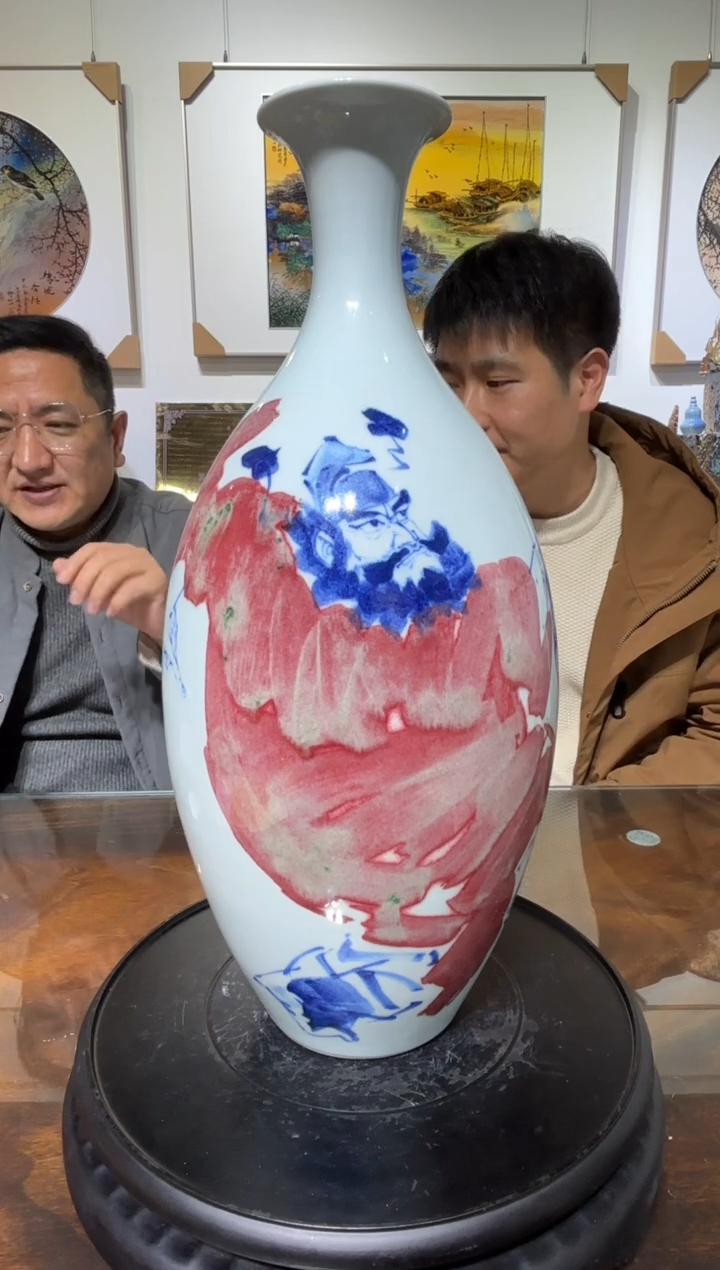 【闪购商品】瓶 C46【人间瓷画】《郭晋》