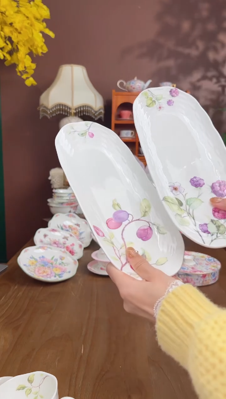 【闪购商品】瓦当藤编寿司小长盘2个（黑莓，西梅）