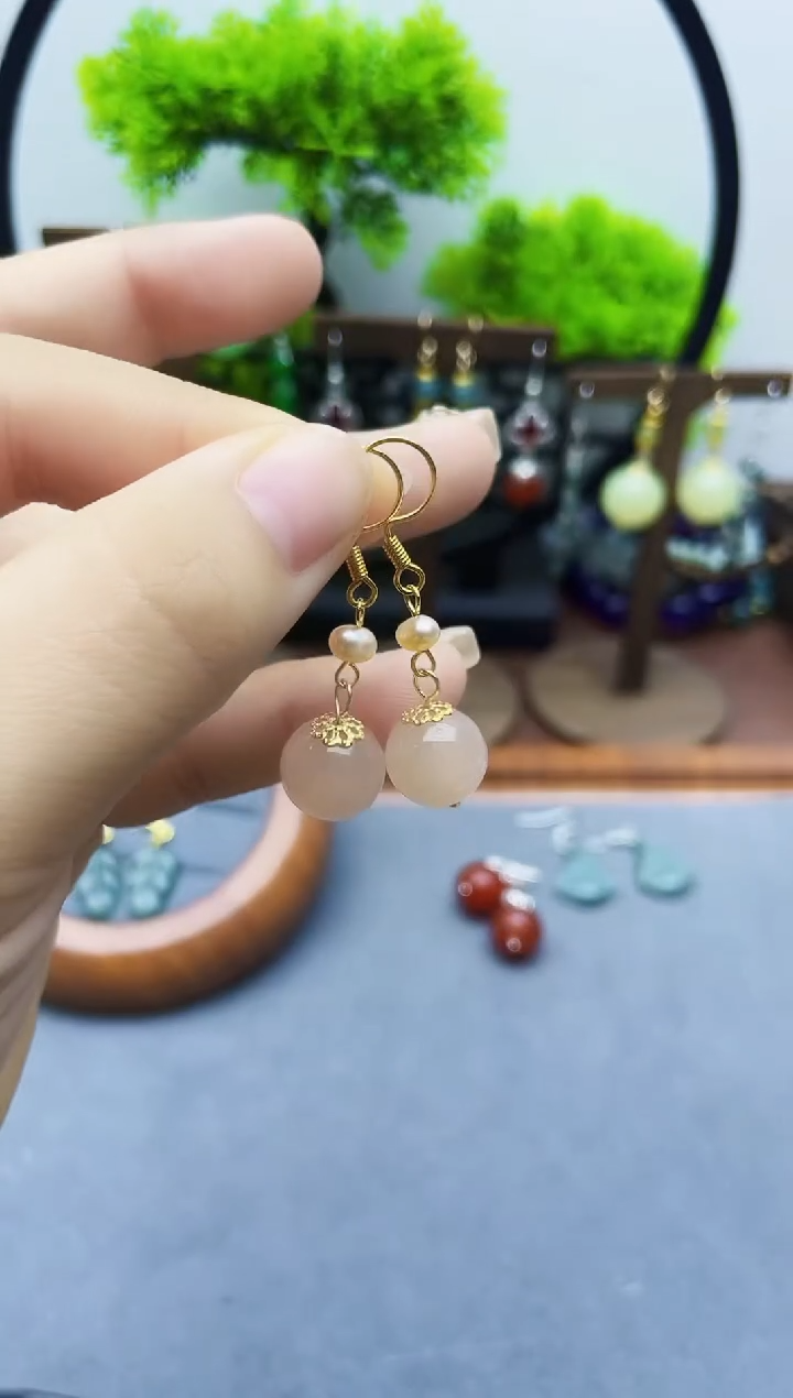 未镶嵌和田玉耳饰820000