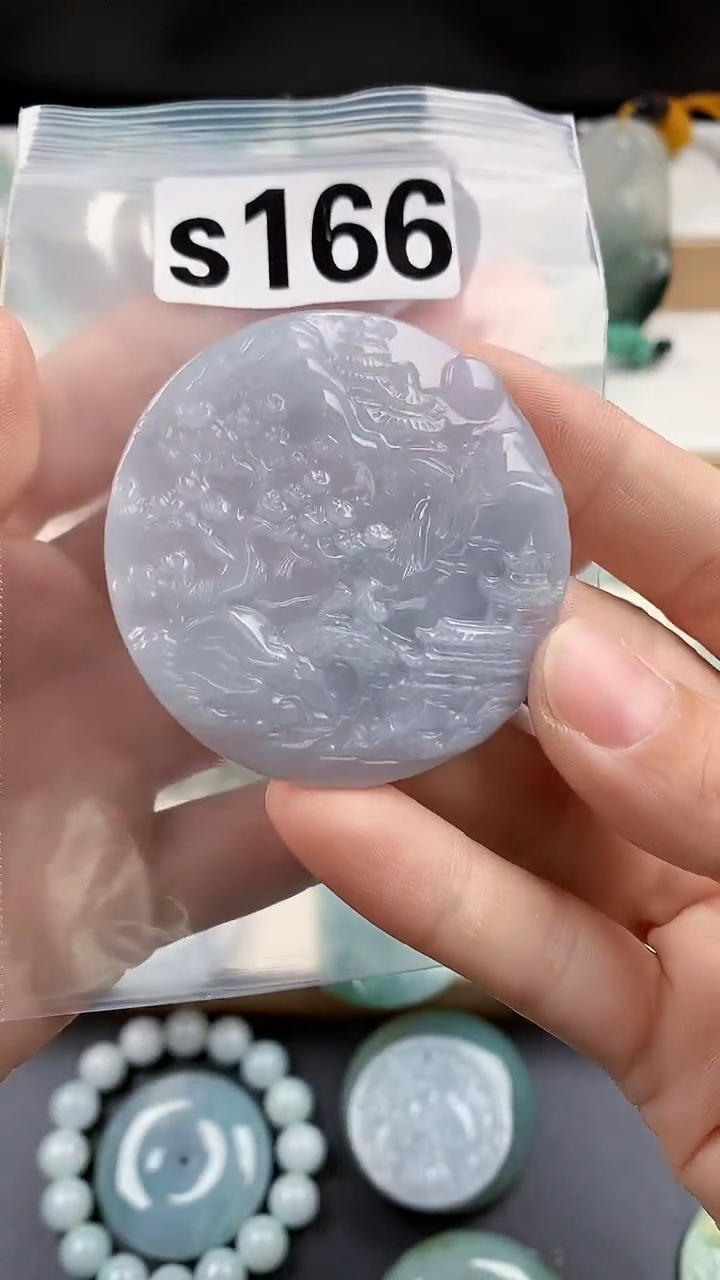 颈饰未镶嵌翡翠天然翡翠吊坠挂件