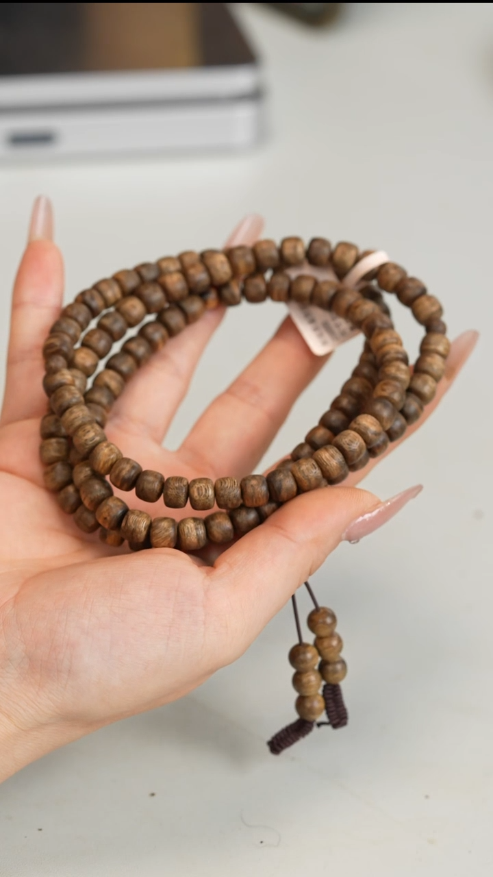 沉香沉香碎屑柬埔寨金丝结兰花香八分沉8mm 21.8g