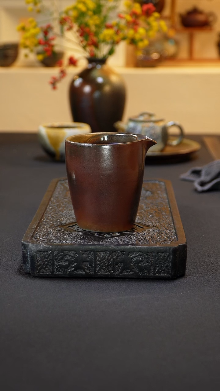 茶壶紫砂纯自然柴烧