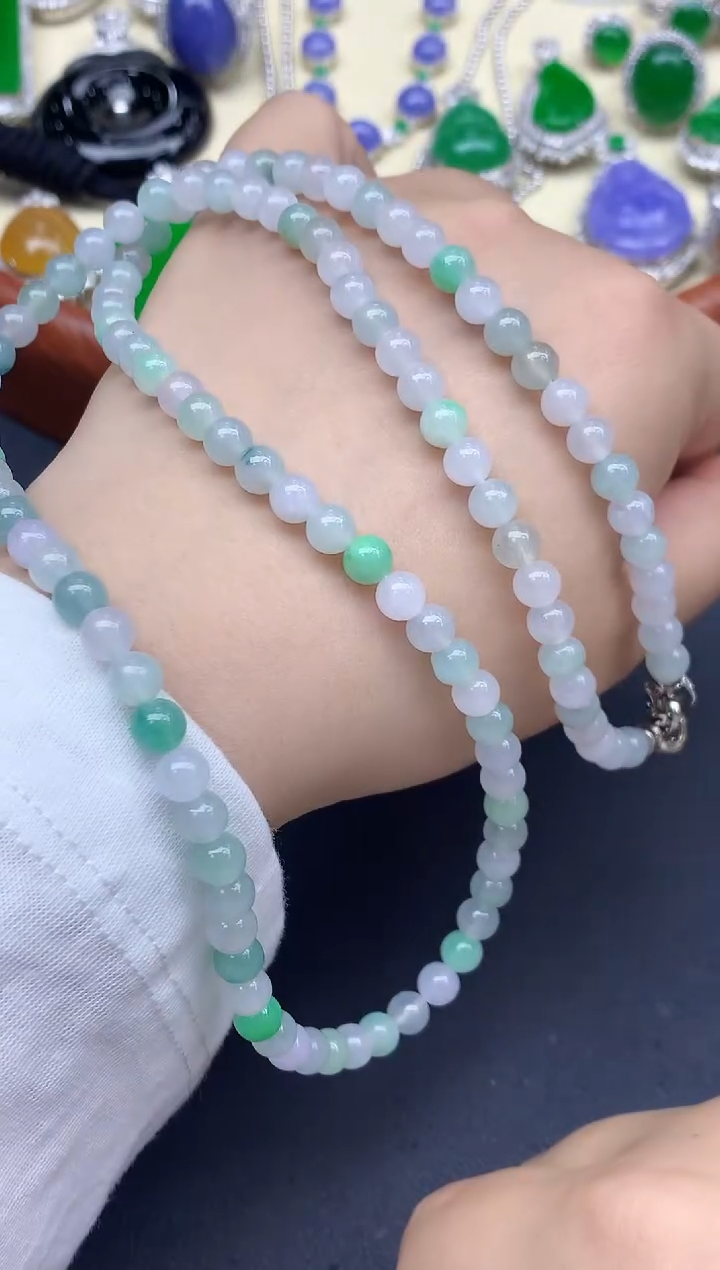 颈饰未镶嵌翡翠183-中国好珍宝