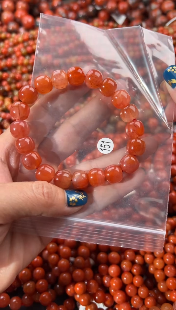 未镶嵌手串南红玛瑙1