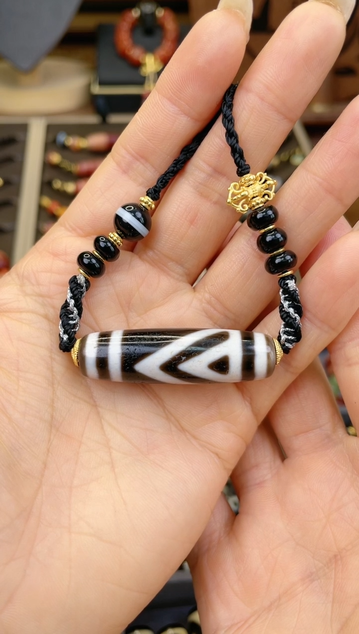 【闪购商品】玛瑙/玉髓颈饰未镶嵌精品行运一眼双靠山颈饰