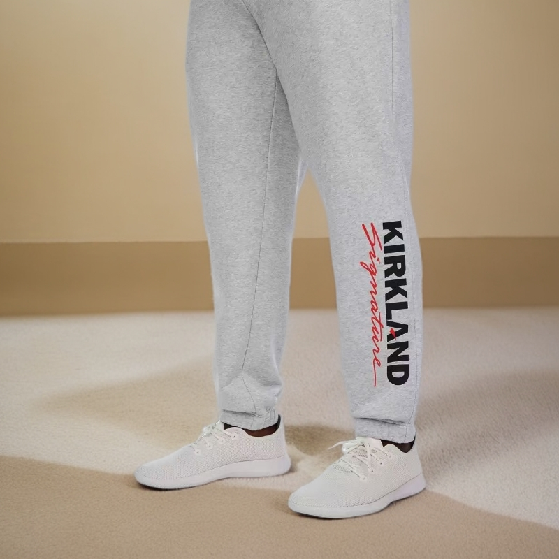 束脚卫裤情侣秋冬季宽松直筒加绒加厚保暖松紧腰抽绳运动裤 7827