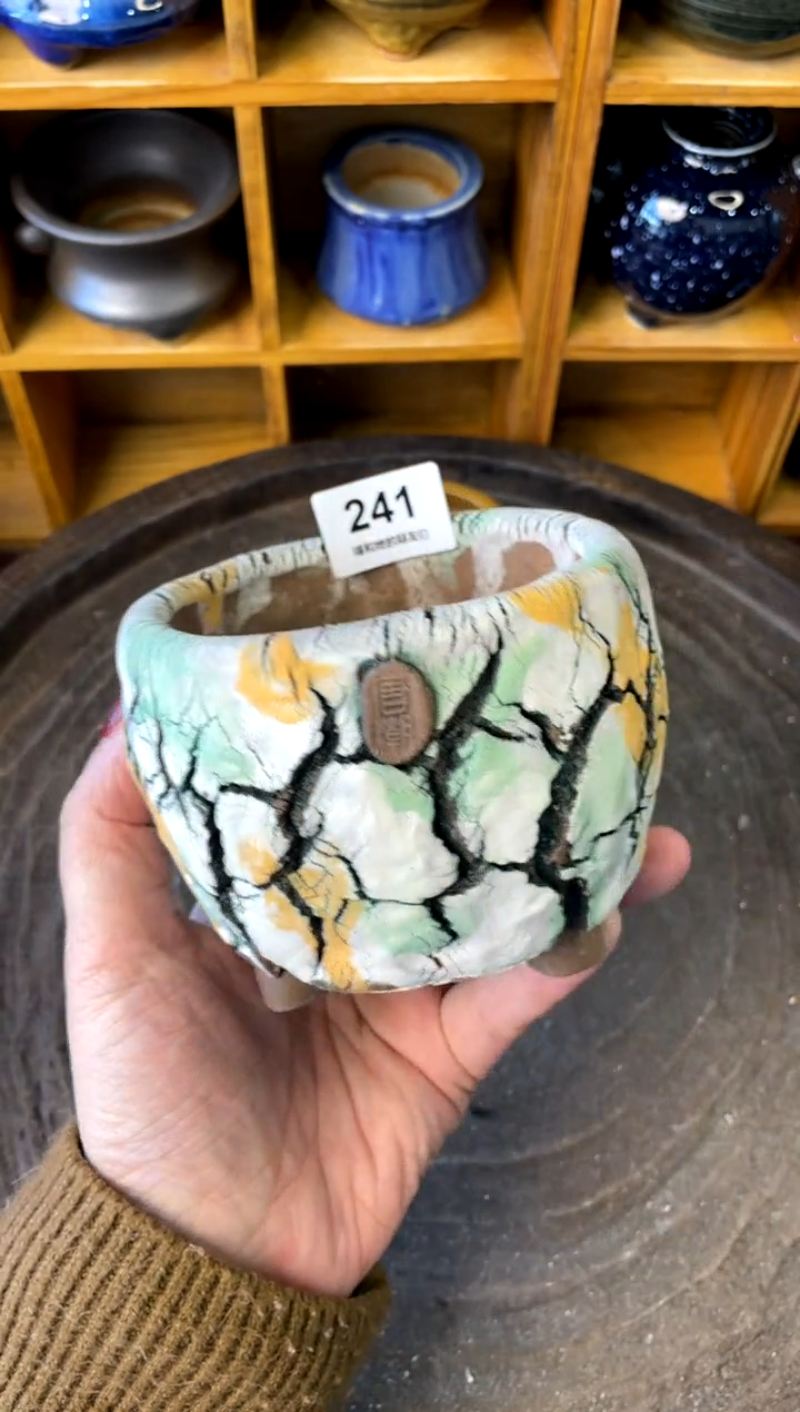 【闪购商品】陶241 内口8.5【喵喵团圆多肉盆】