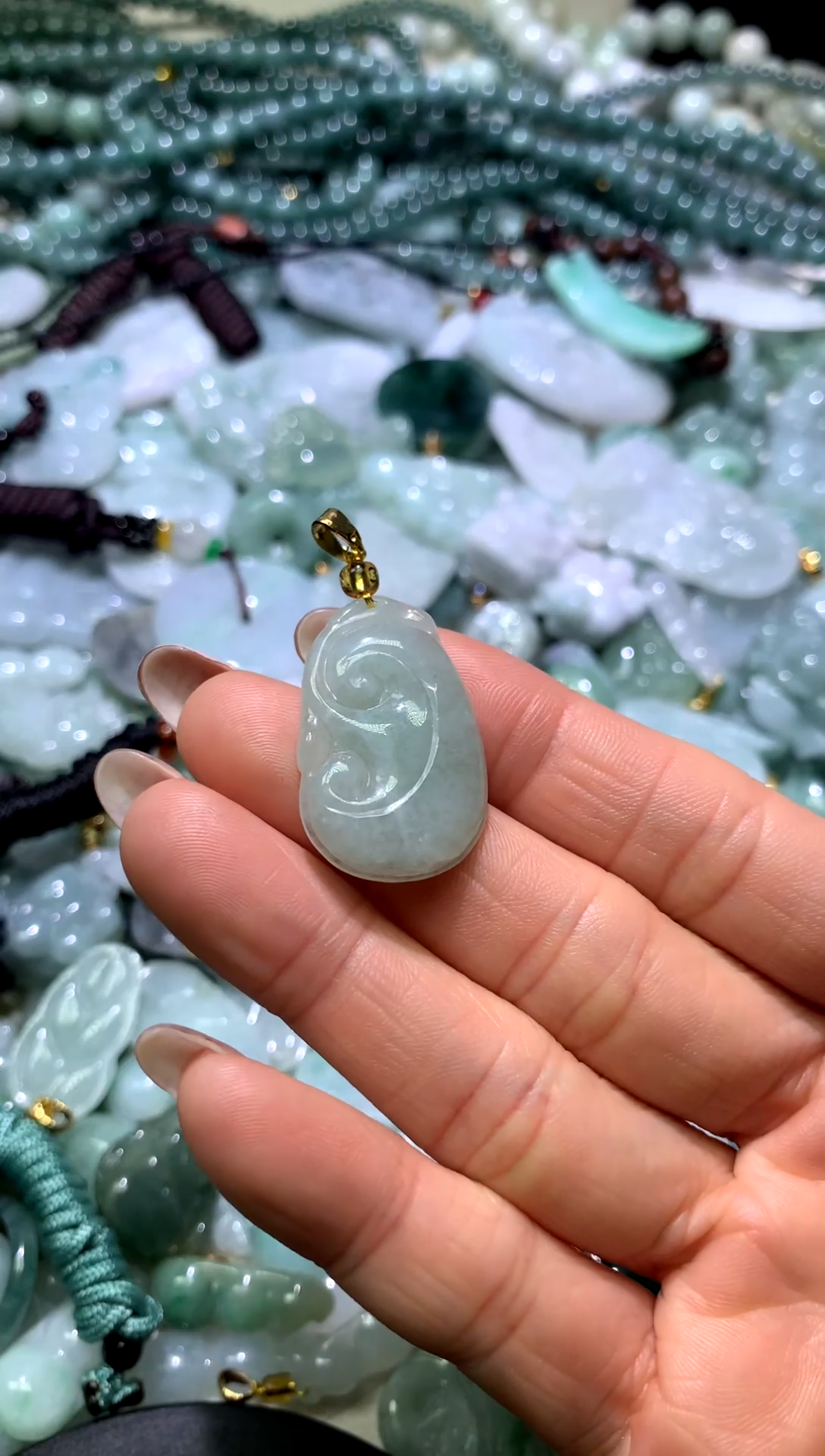 吊坠(不含链)未镶嵌翡翠1