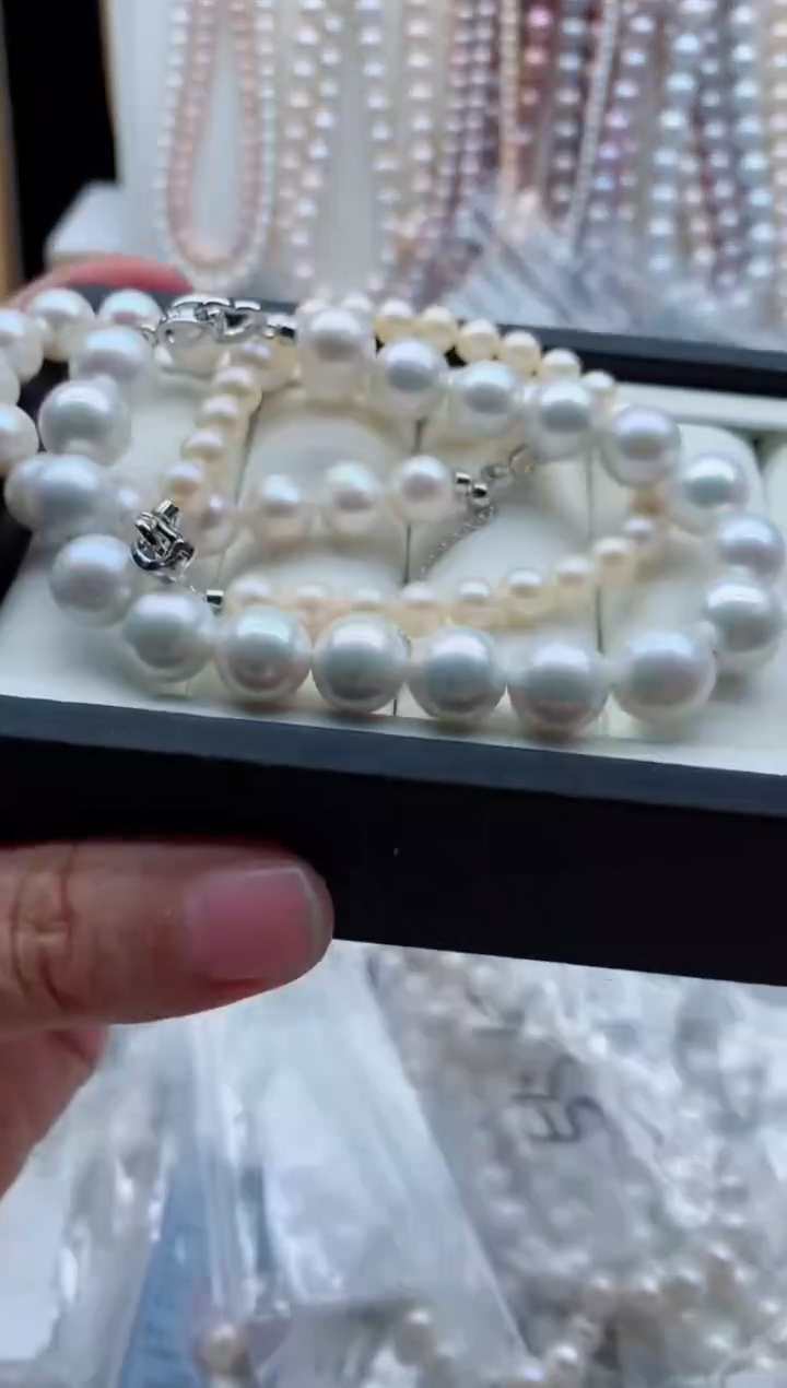 合金手链淡水珍珠多样性发其一，非无暇