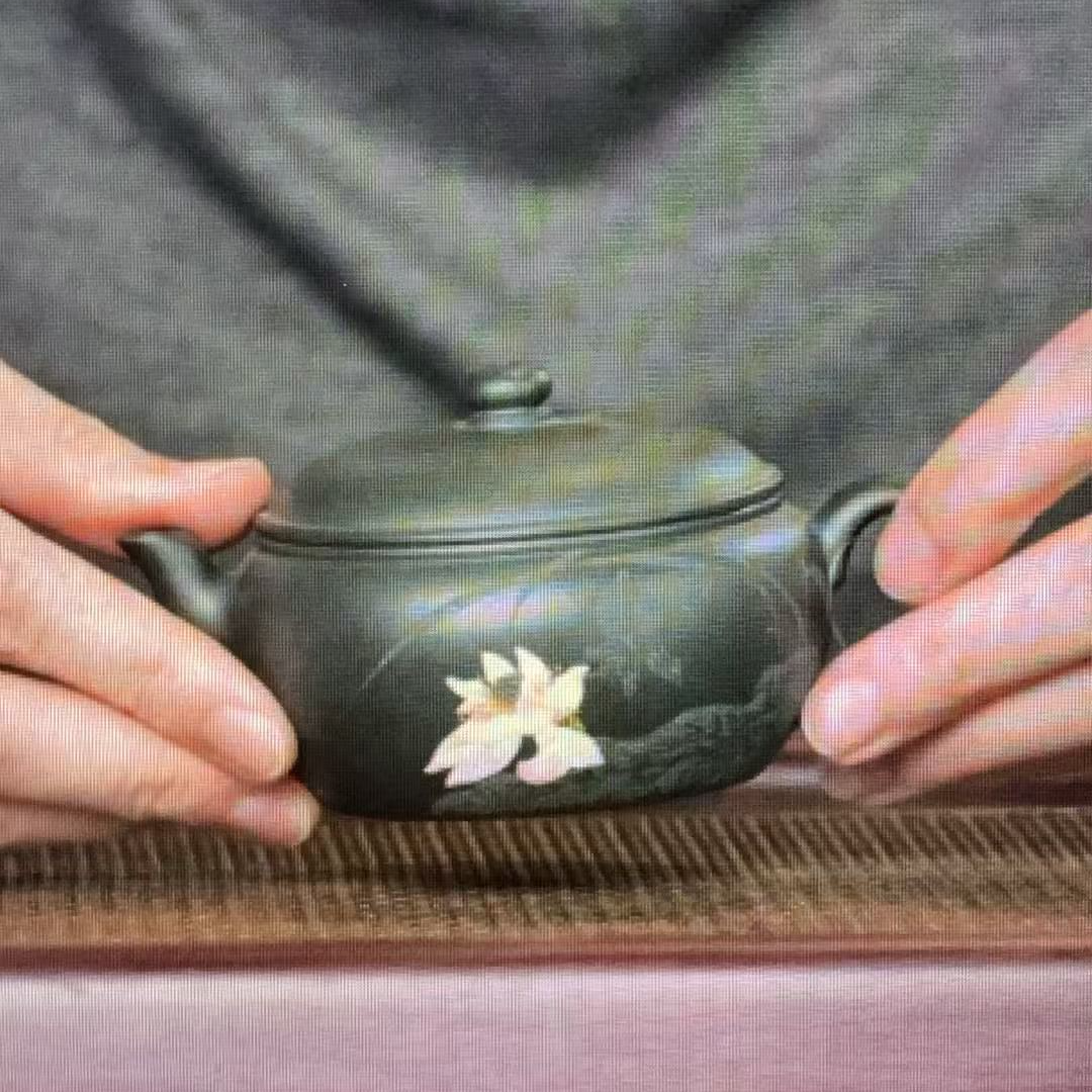 【珽仓破价】YZ623J华曌 天茶星 绘荷花 青段 128CC