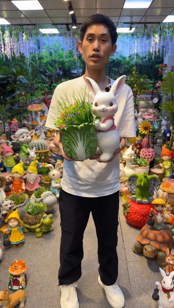 陶瓷花园庭院摆件&00&