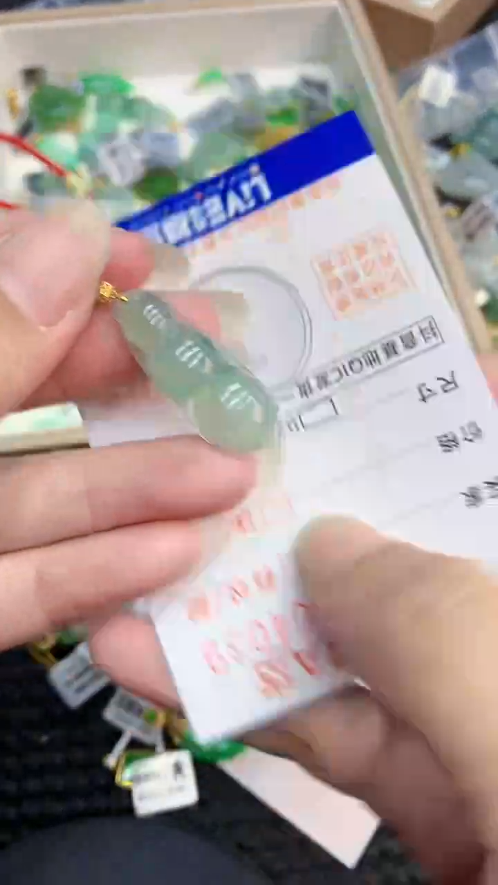 【闪购商品】翡翠颈饰18K金镶嵌           8