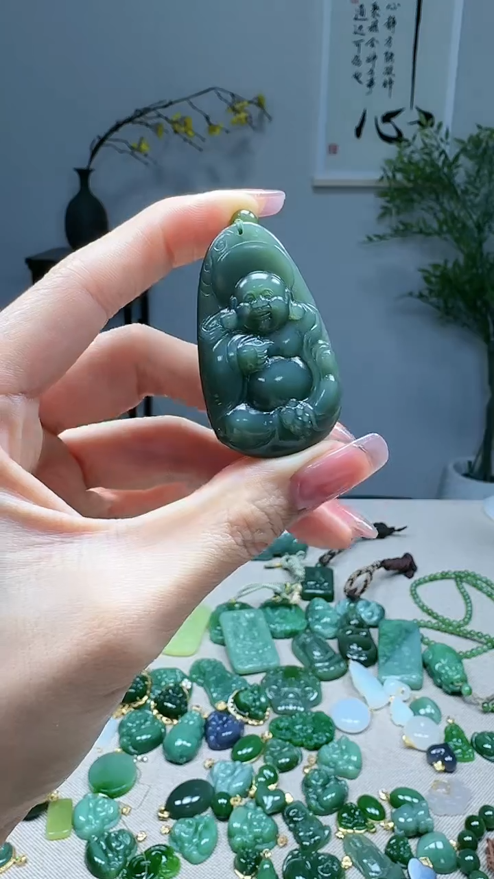 未镶嵌和田玉挂件1