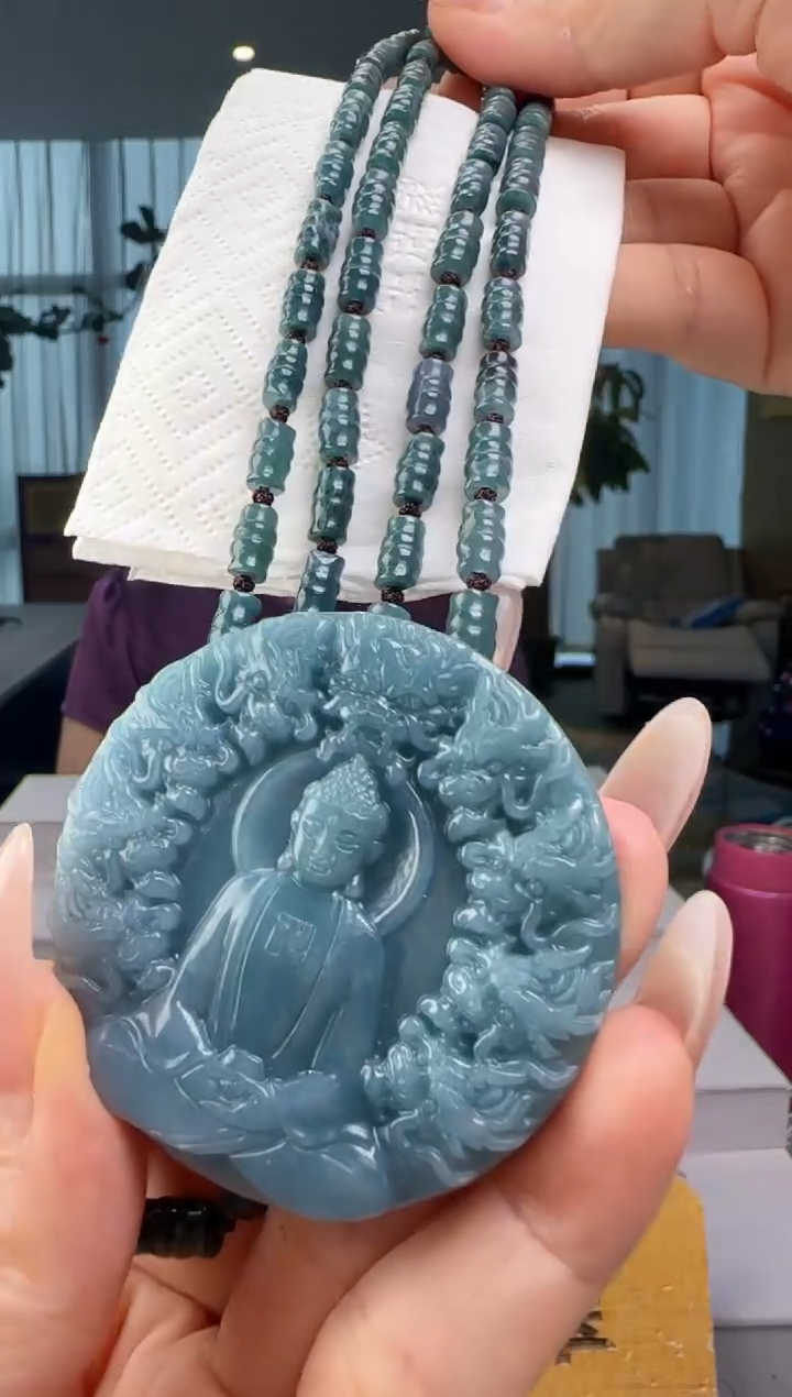 吊坠(赠链)未镶嵌翡翠多样性发其一YJ@@60B7J03757