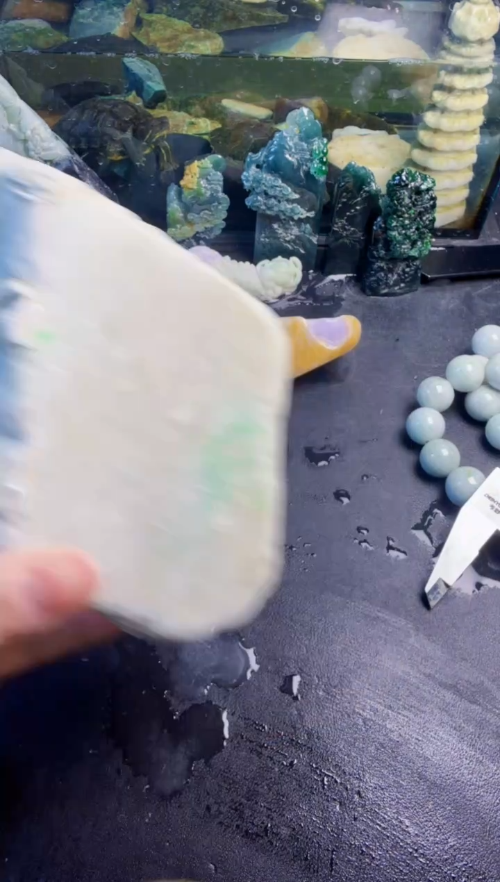 散珠翡翠J****w天然翡翠086