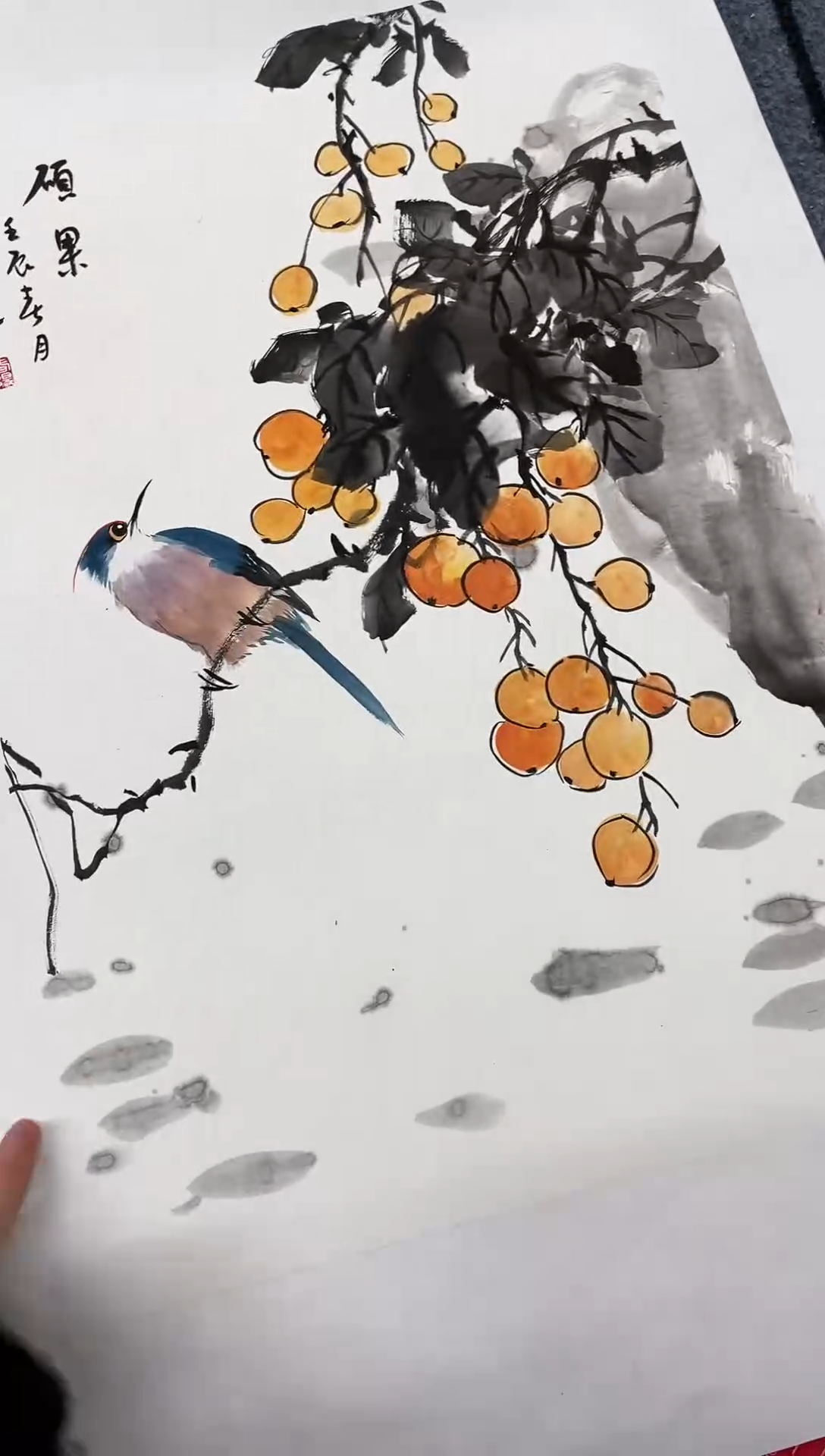 精品国画花鸟作品