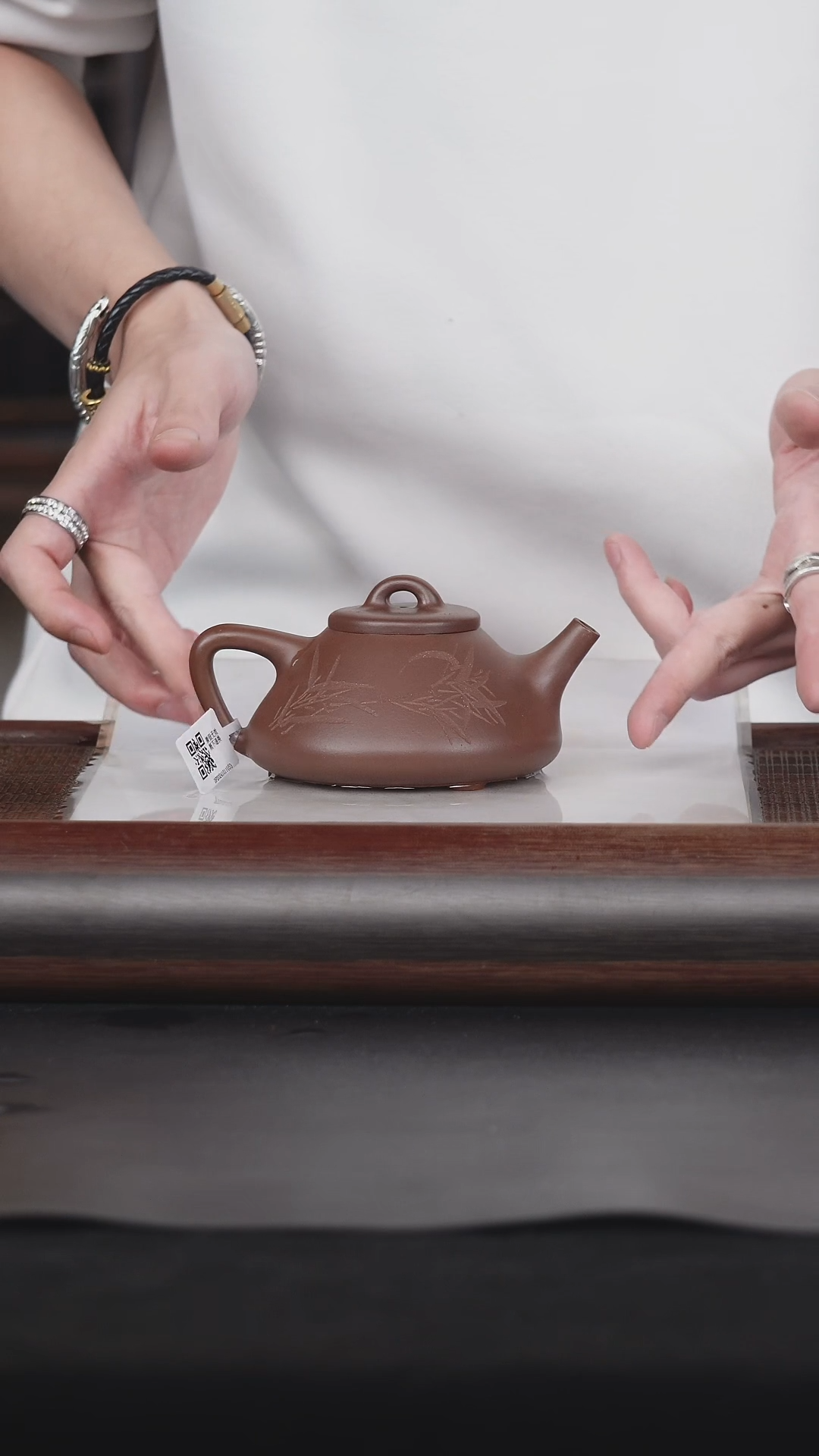 【闪购商品】紫砂茶壶23底槽清石瓢全手200