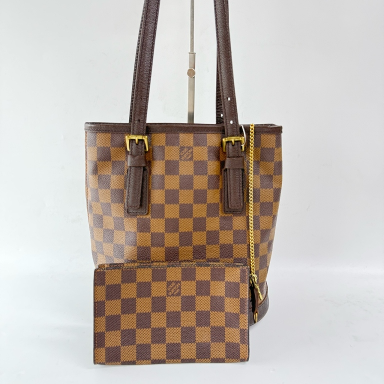 95新 LV 安洁利严选 路易威登 LV棕棋盘格水桶包 WHZ502147H 