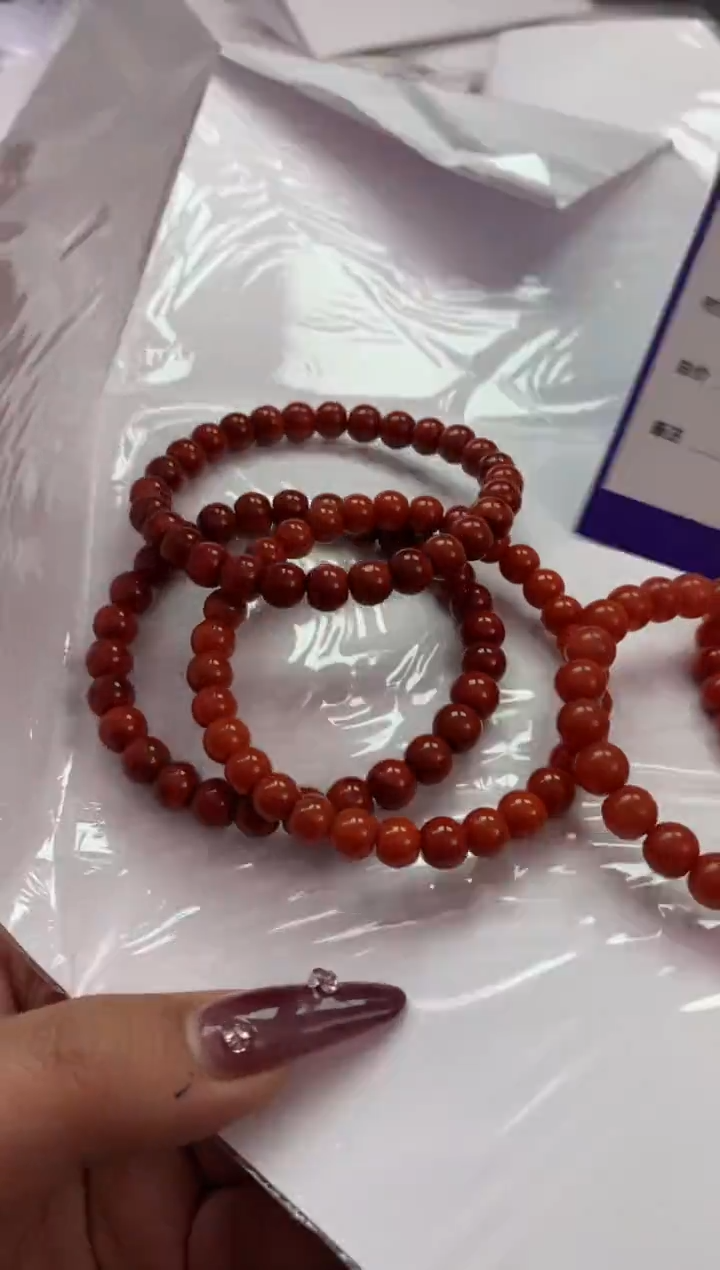 【闪购商品】南红玛瑙手串未镶嵌0215 多样性发一