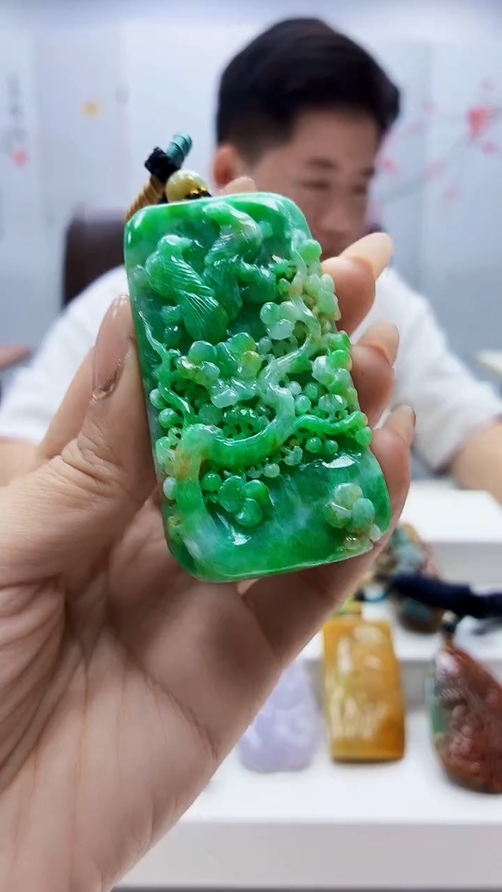 未镶嵌定制翡翠4917ty-毛货挂件94