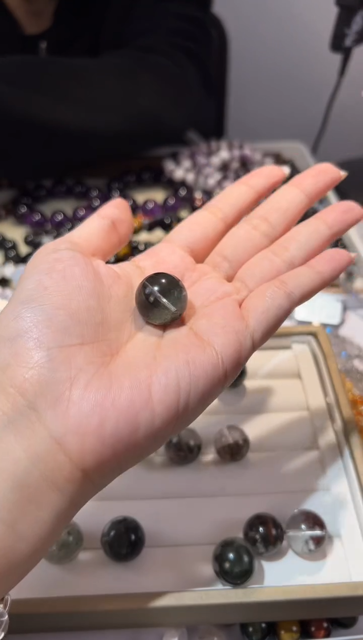 【闪购商品】水晶吊坠(不含链)未镶嵌2号绿幽灵单珠