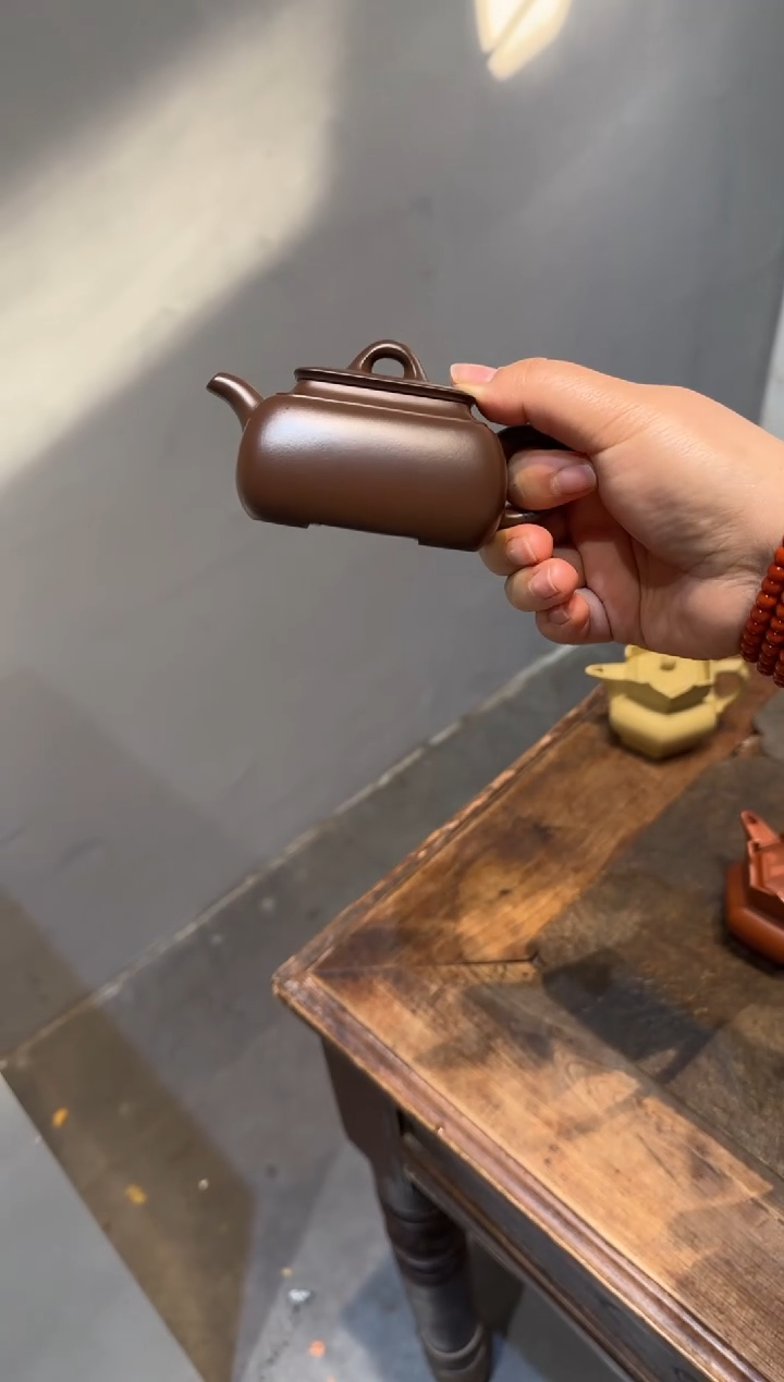 茶壶紫砂D*f长四方 紫砂壶