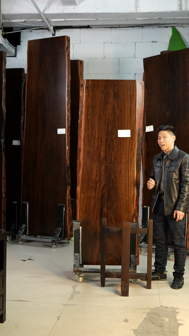 AD-534大叶紫檀197.5*69*8加黑三角支架*2