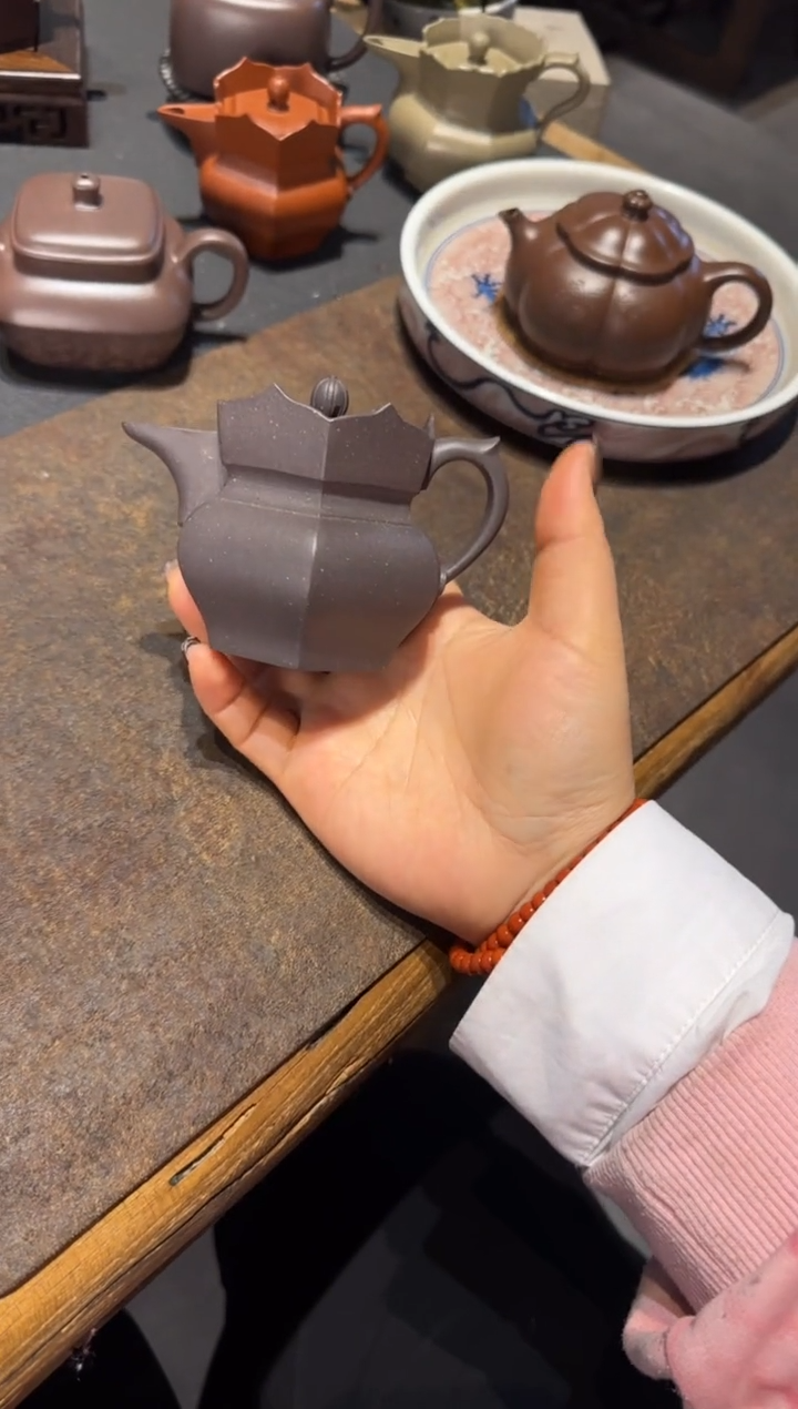 【闪购商品】紫砂茶壶天青小僧帽